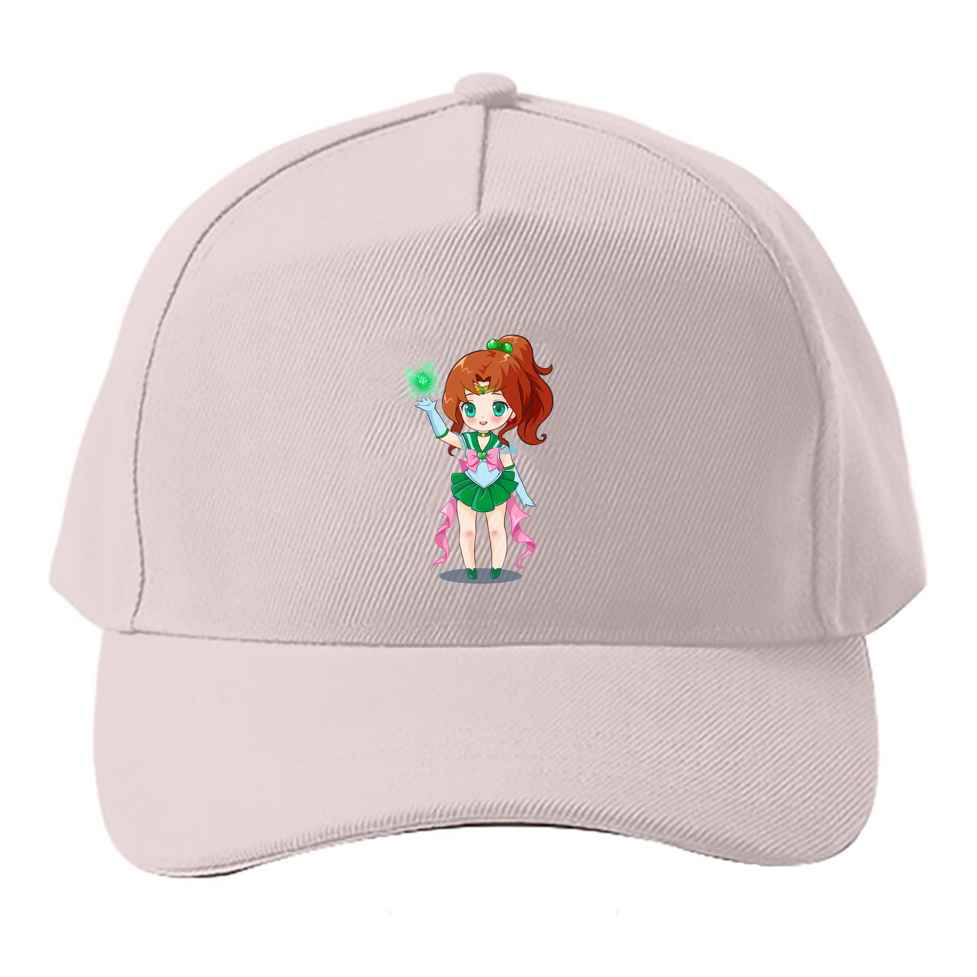 （画像用） 美少女戦士セーラームーン 木野 まこと きの まこと Sailor Moon Kino Makoto （セーラージュピター；Sailor Jupiter） ベースボールキャップ 綿100％ 男女兼用 帽子 スポーツ